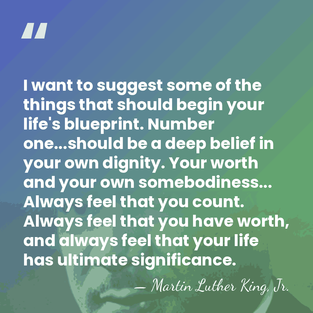 I want to suggest some of the things that should begin your&hellip; - Martin Luther King, Jr.