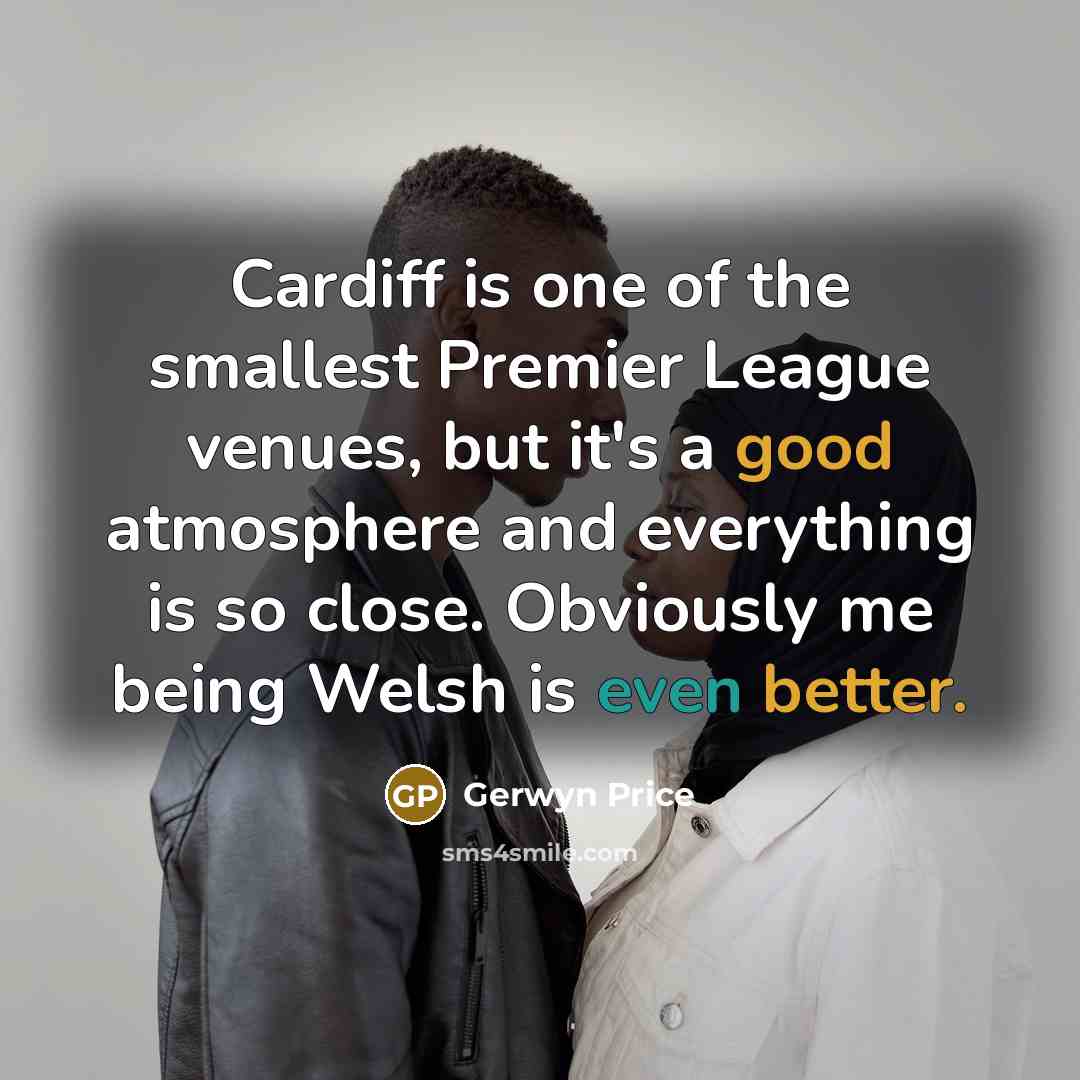 “Cardiff is one of the smallest Premier League venues, but…” quote by Gerwyn Price