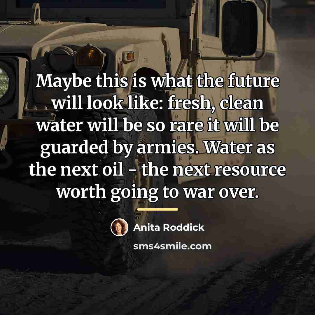“Maybe this is what the future will look like: fresh,…” quote by Anita Roddick