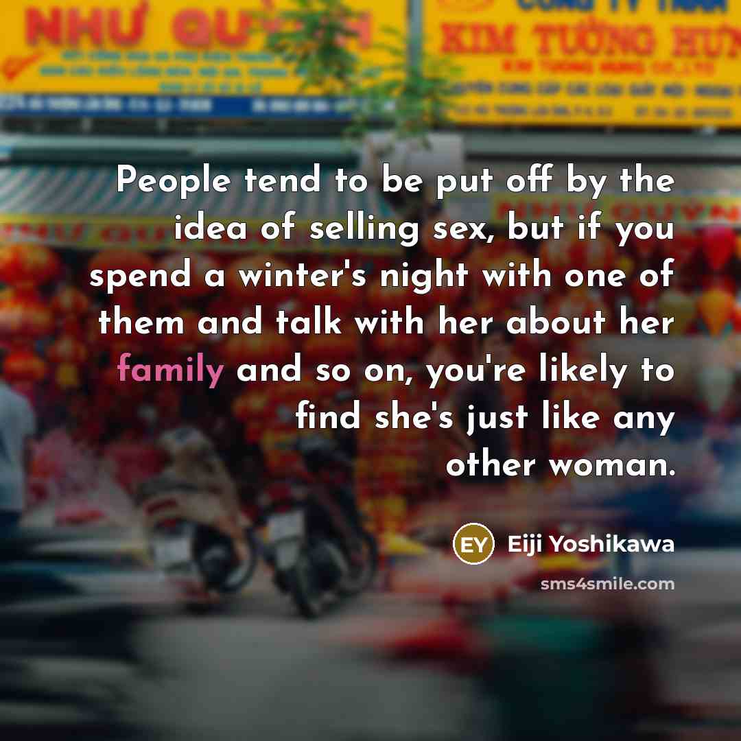 “People tend to be put off by the idea of…” quote by Eiji Yoshikawa