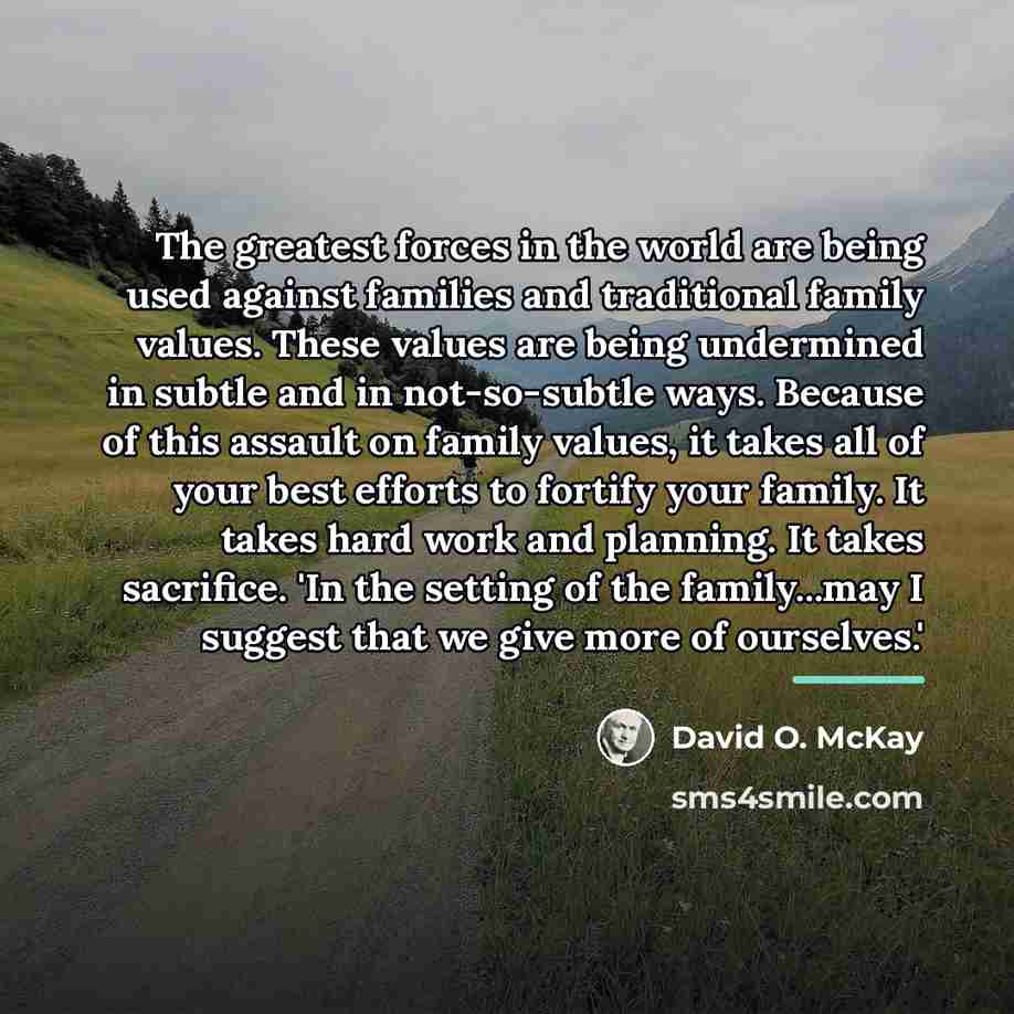 “The greatest forces in the world are being used against…” quote by David O. McKay