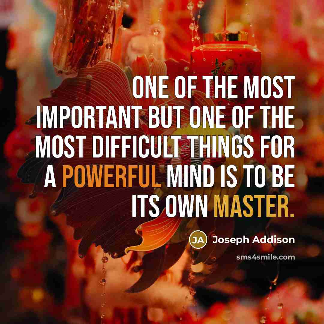 “One of the most important but one of the most…” quote by Joseph Addison
