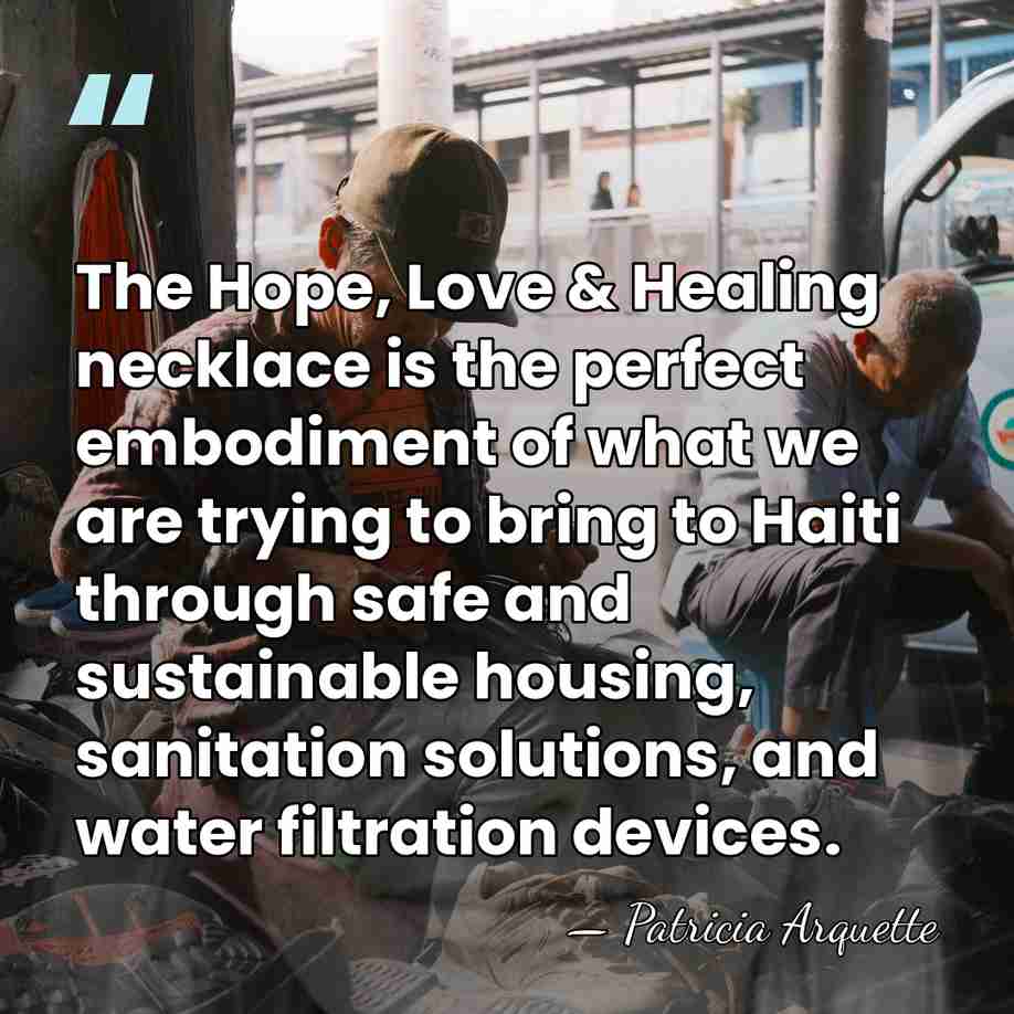 The Hope, Love & Healing necklace is the perfect embodiment of what&hellip; - Patricia Arquette