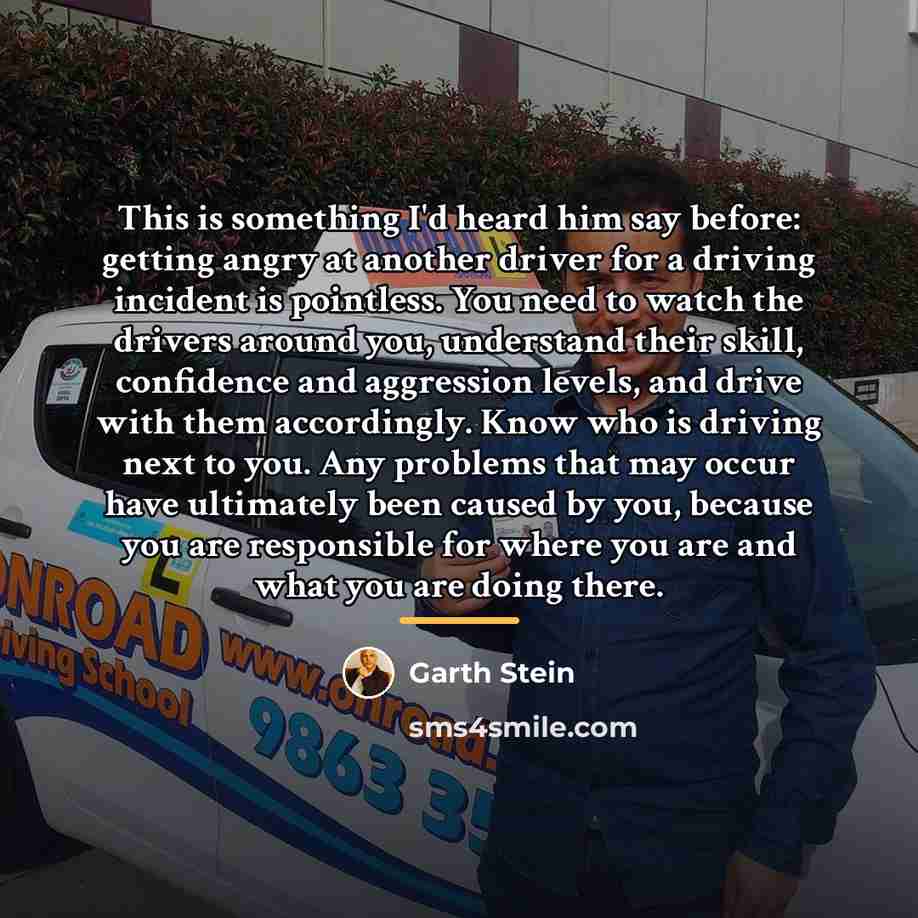 “This is something I'd heard him say before: getting angry…” quote by Garth Stein