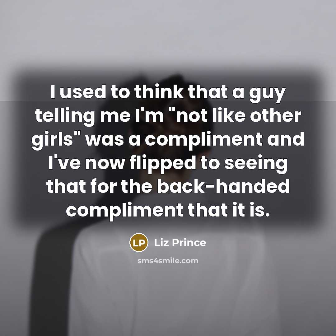 “I used to think that a guy telling me I'm…” quote by Liz Prince