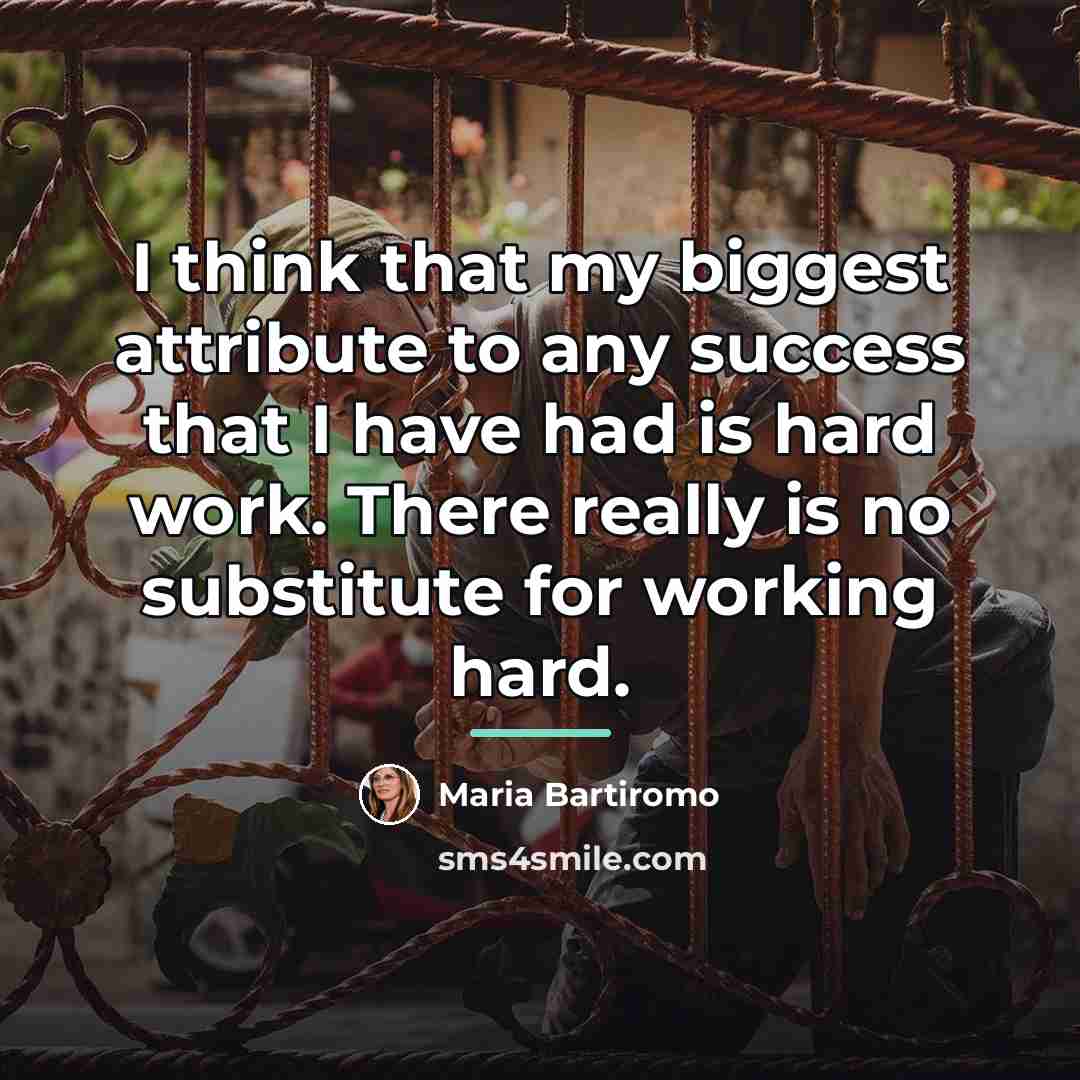 “I think that my biggest attribute to any success that…” quote by Maria Bartiromo