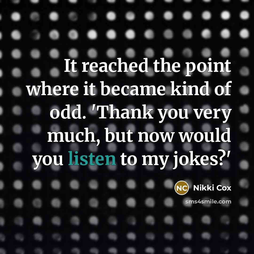 “It reached the point where it became kind of odd.…” quote by Nikki Cox