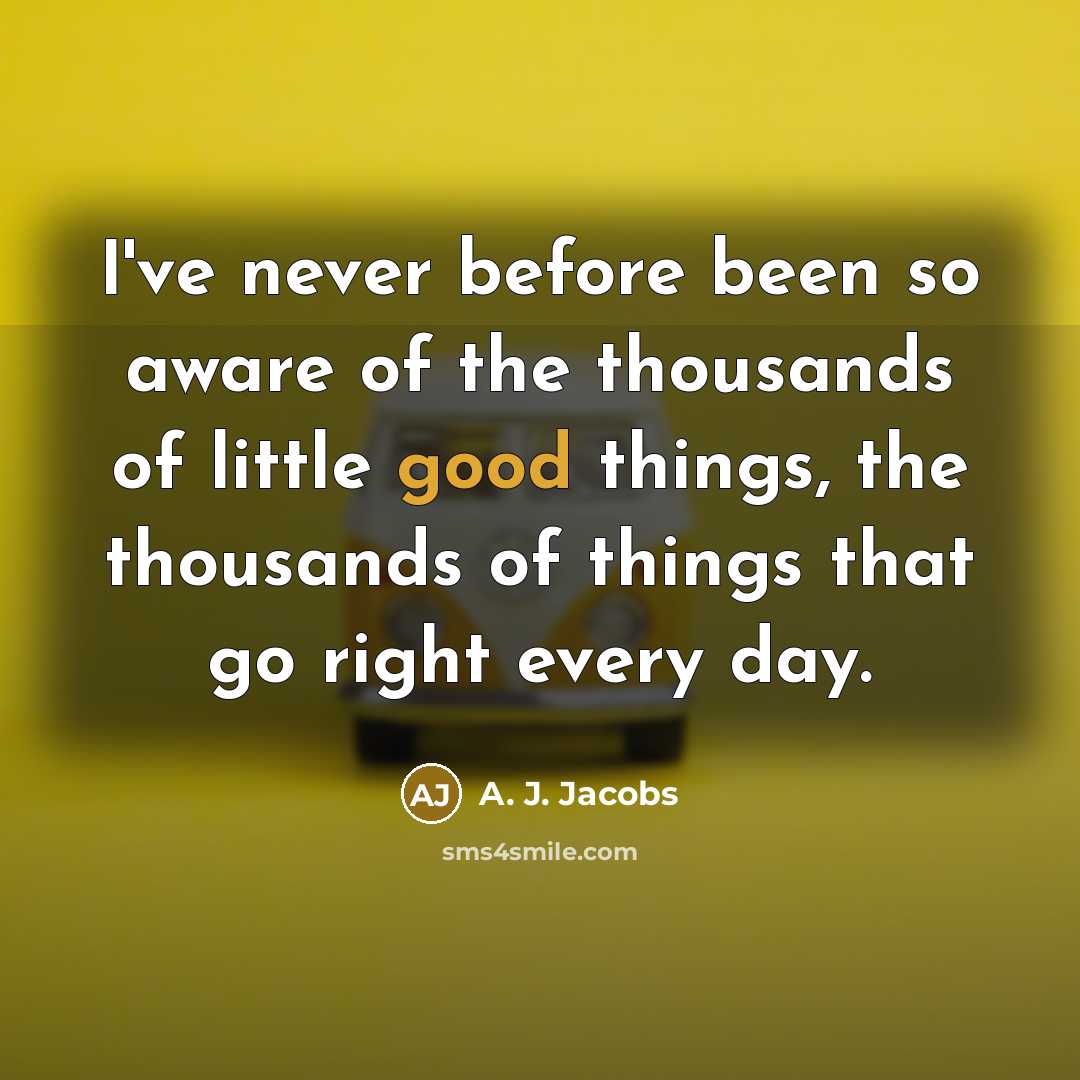 “I've never before been so aware of the thousands of…” quote by A. J. Jacobs