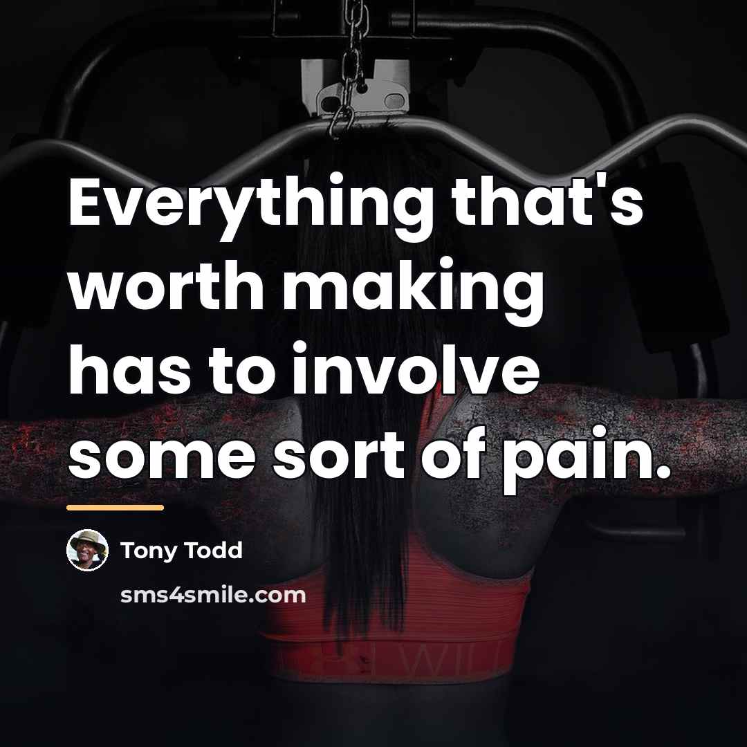 “Everything that's worth making has to involve some sort of…” quote by Tony Todd