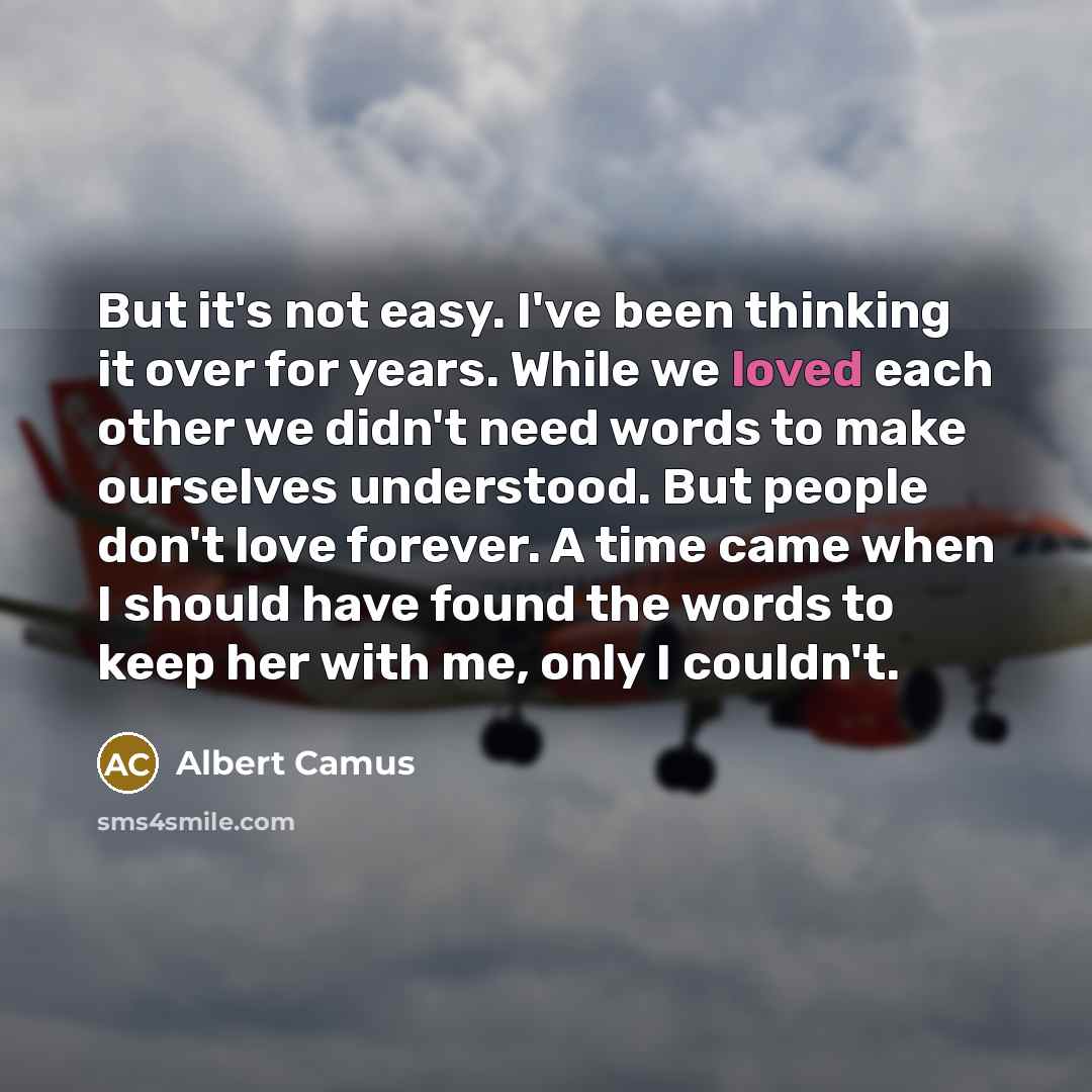 “But it's not easy. I've been thinking it over for…” quote by Albert Camus