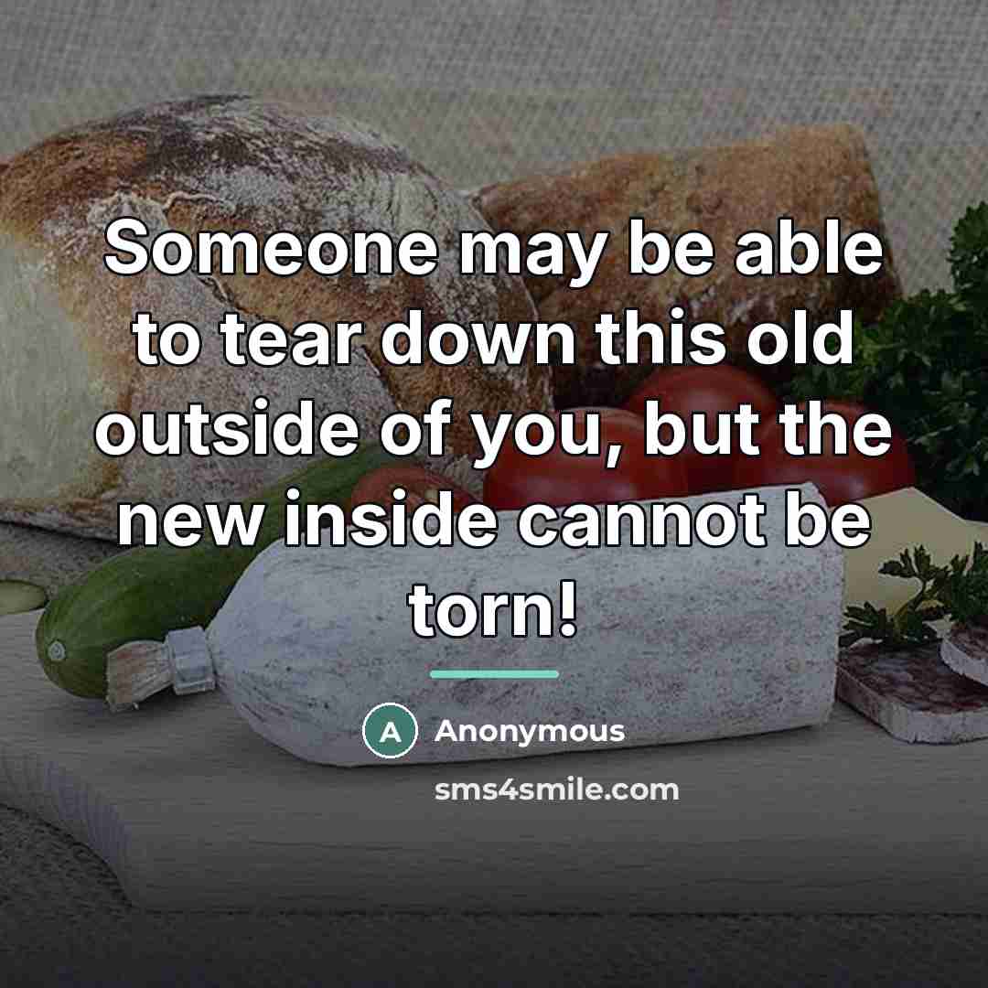 “Someone may be able to tear down this old outside…” quote by Anonymous