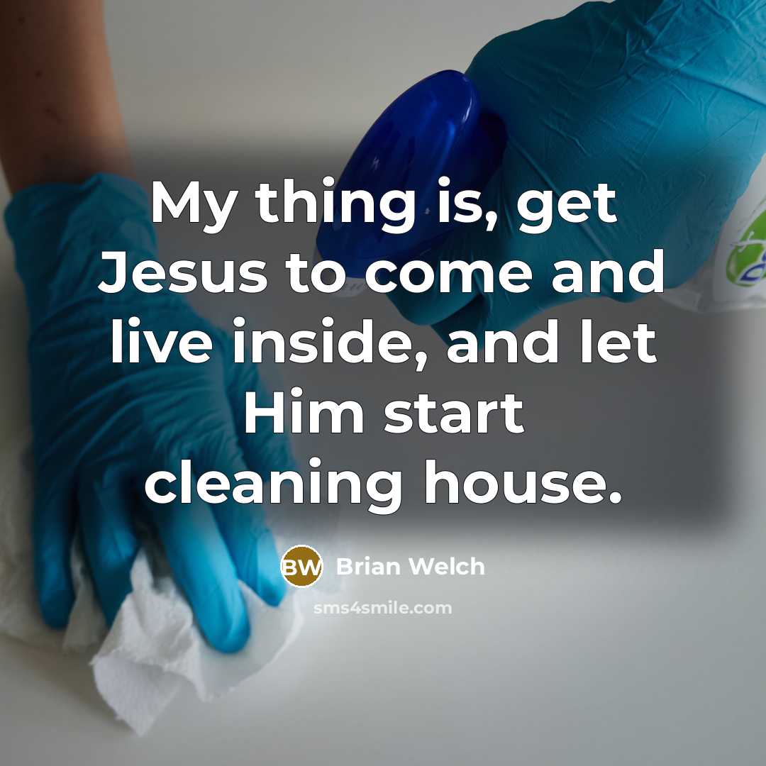“My thing is, get Jesus to come and live inside,…” quote by Brian Welch