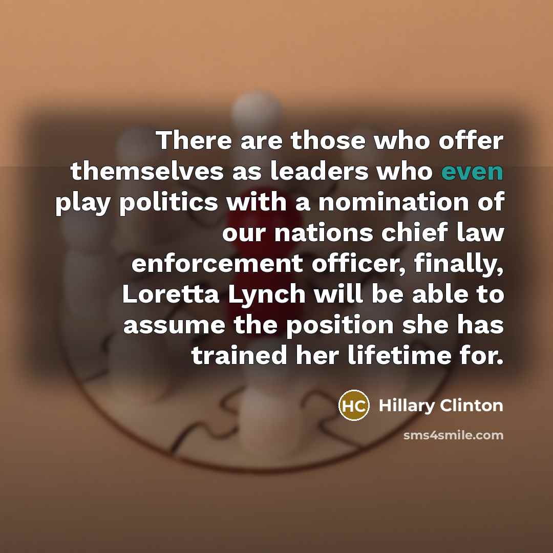 “There are those who offer themselves as leaders who even…” quote by Hillary Clinton