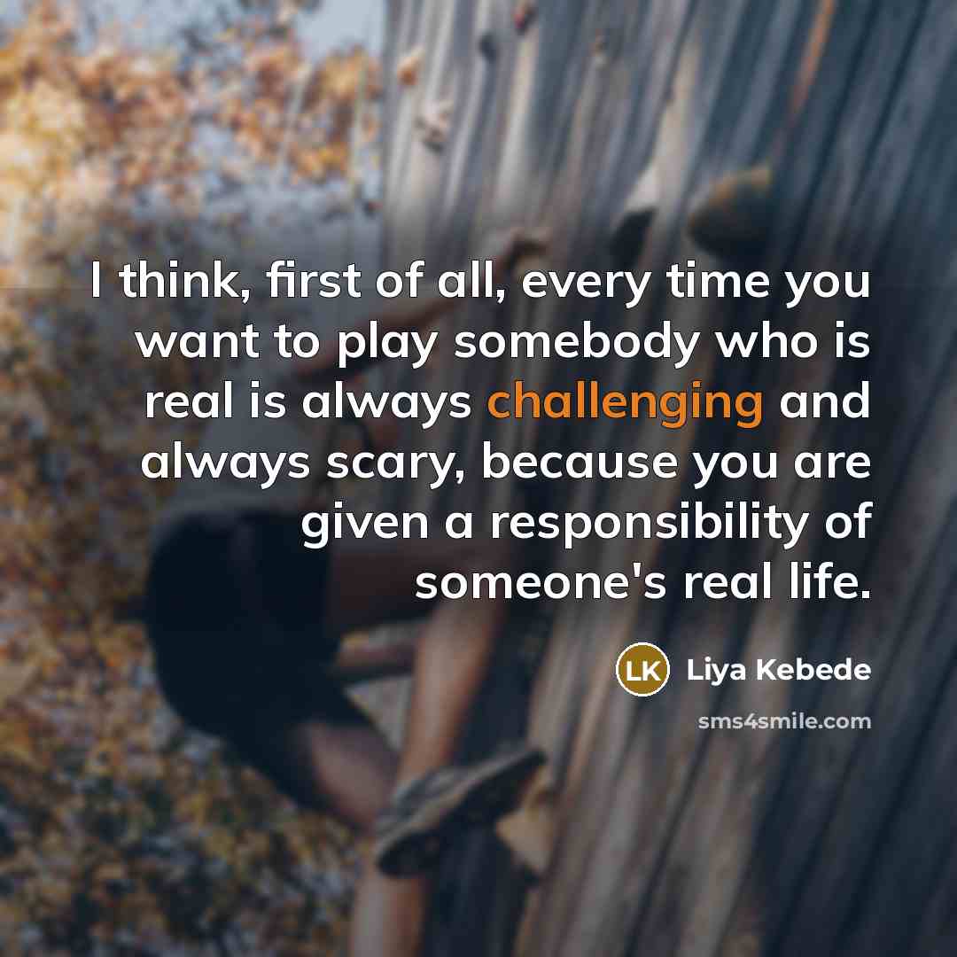 “I think, first of all, every time you want to…” quote by Liya Kebede
