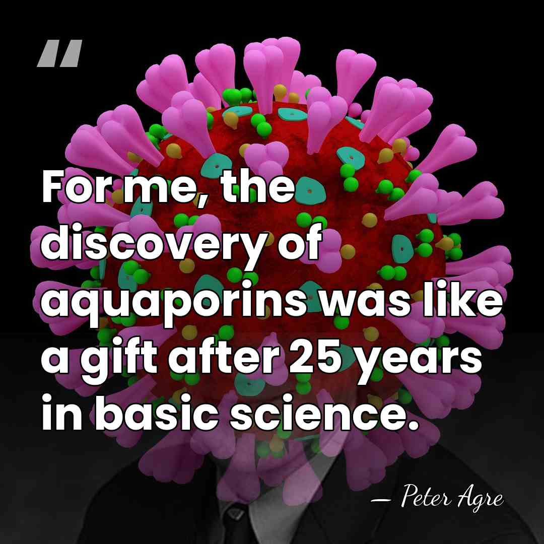For me, the discovery of aquaporins was like a gift after 25&hellip; - Peter Agre