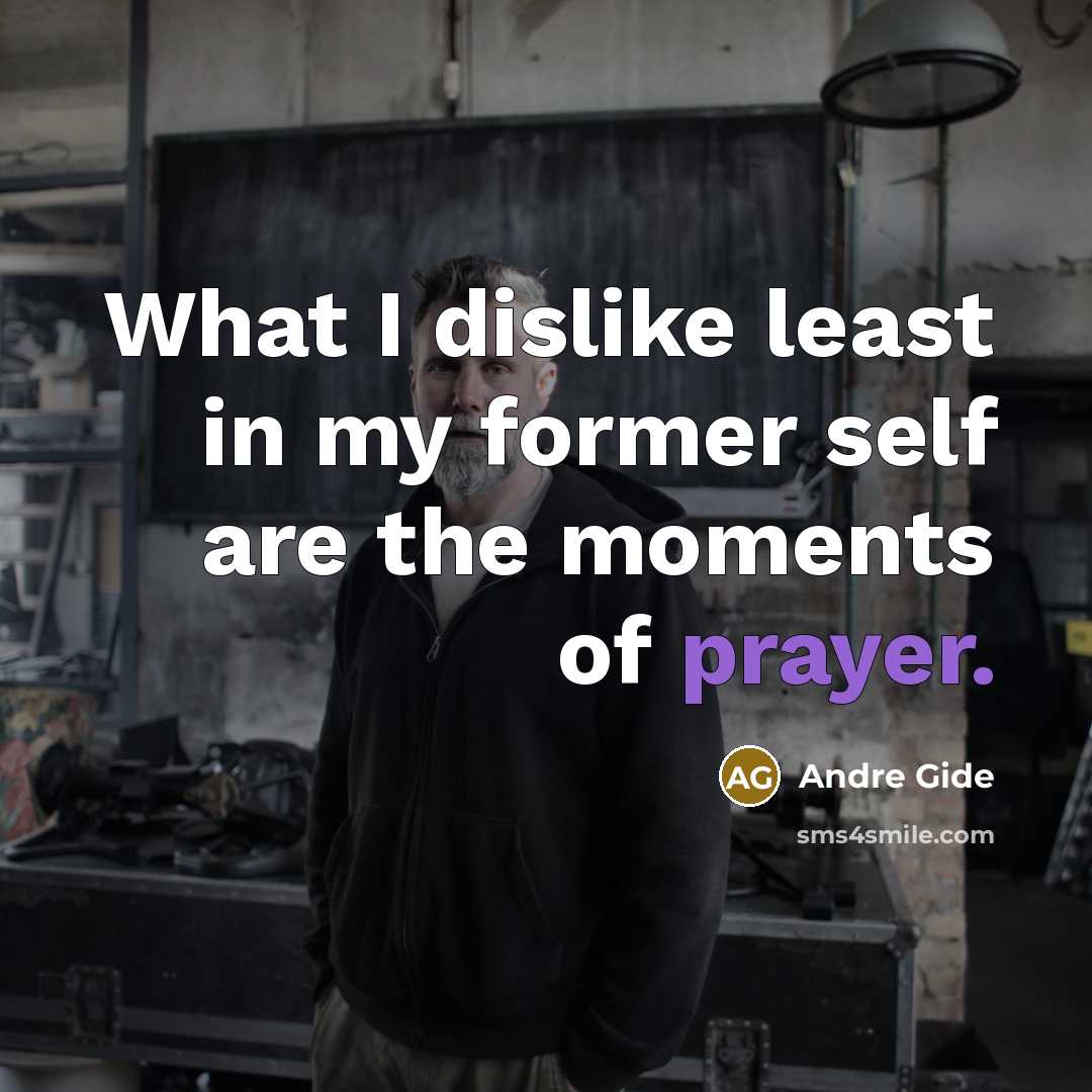 “What I dislike least in my former self are the…” quote by Andre Gide