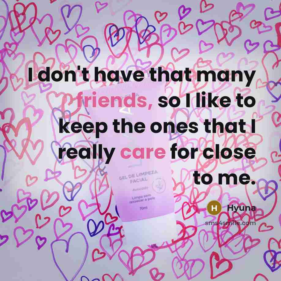 “I don't have that many friends, so I like to…” quote by Hyuna