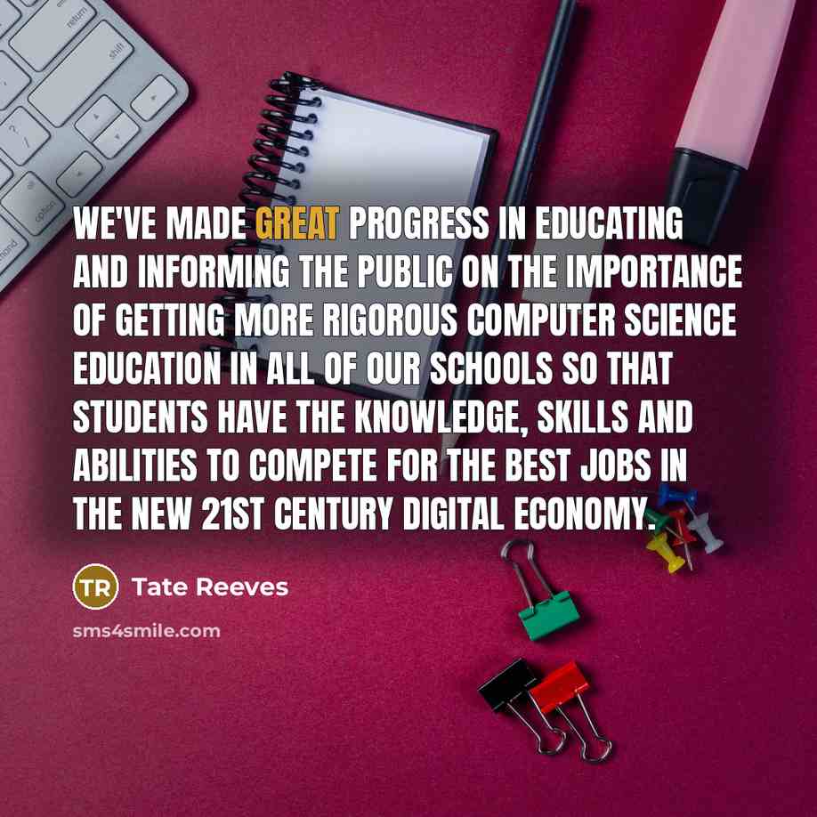 “We've made great progress in educating and informing the public…” quote by Tate Reeves