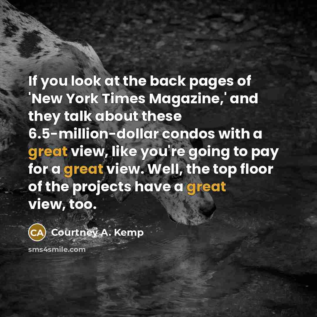 “If you look at the back pages of 'New York…” quote by Courtney A. Kemp