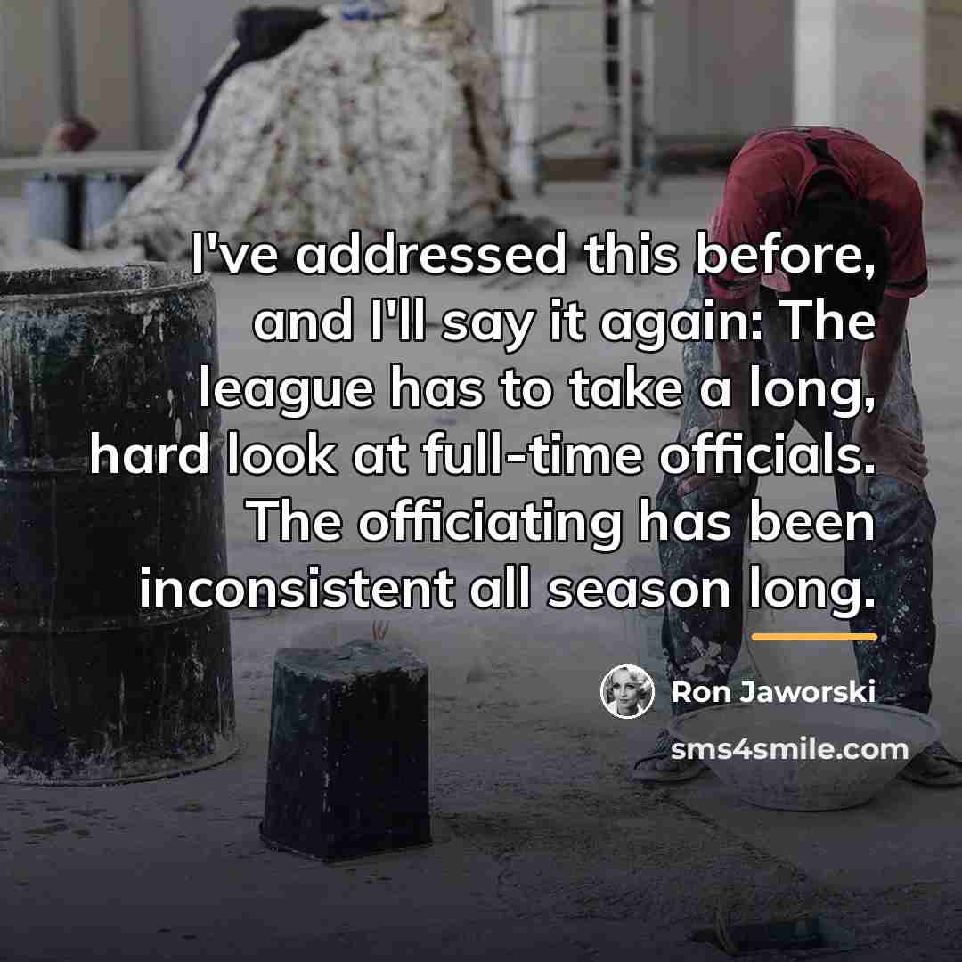 “I've addressed this before, and I'll say it again: The…” quote by Ron Jaworski