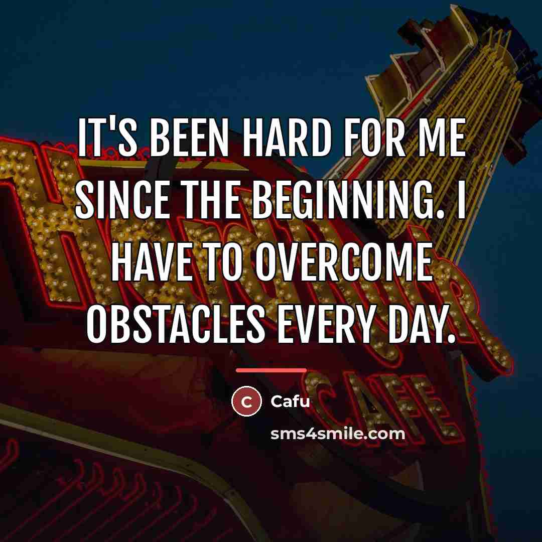“It's been hard for me since the beginning. I have…” quote by Cafu