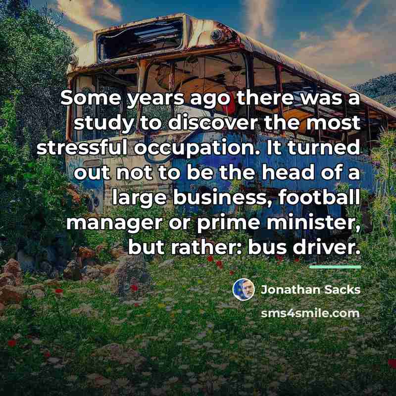 “Some years ago there was a study to discover the…” quote by Jonathan Sacks
