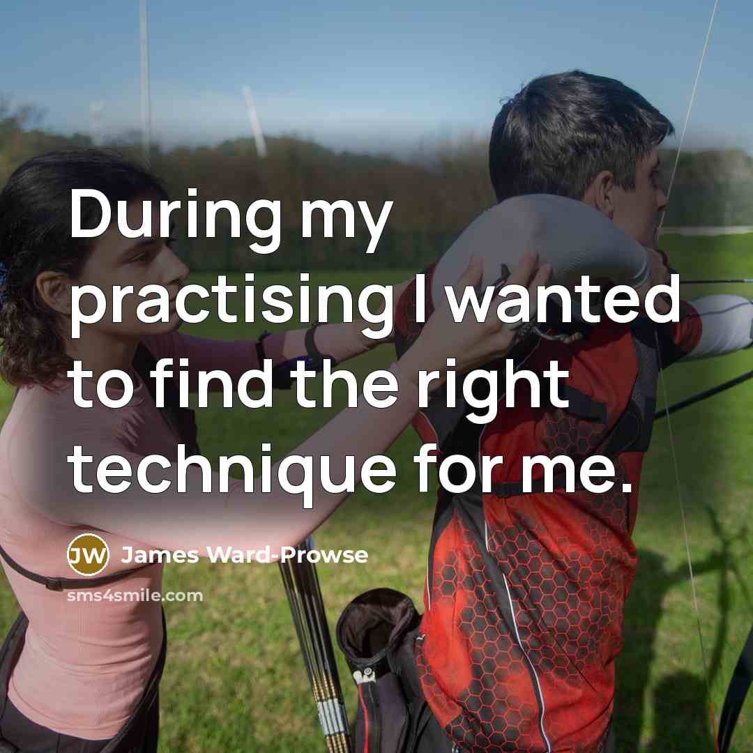 “During my practising I wanted to find the right technique…” quote by James Ward-Prowse