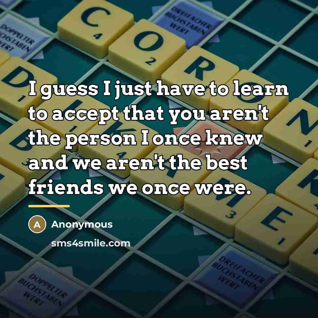 “I guess I just have to learn to accept that…” quote by Anonymous