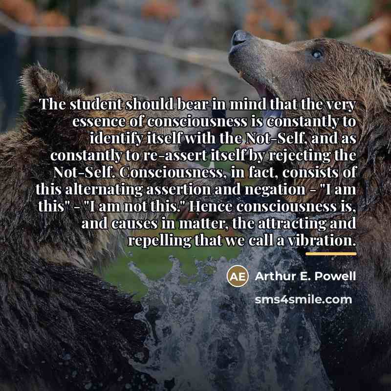 “The student should bear in mind that the very essence…” quote by Arthur E. Powell