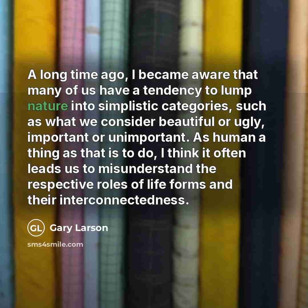 “A long time ago, I became aware that many of…” quote by Gary Larson