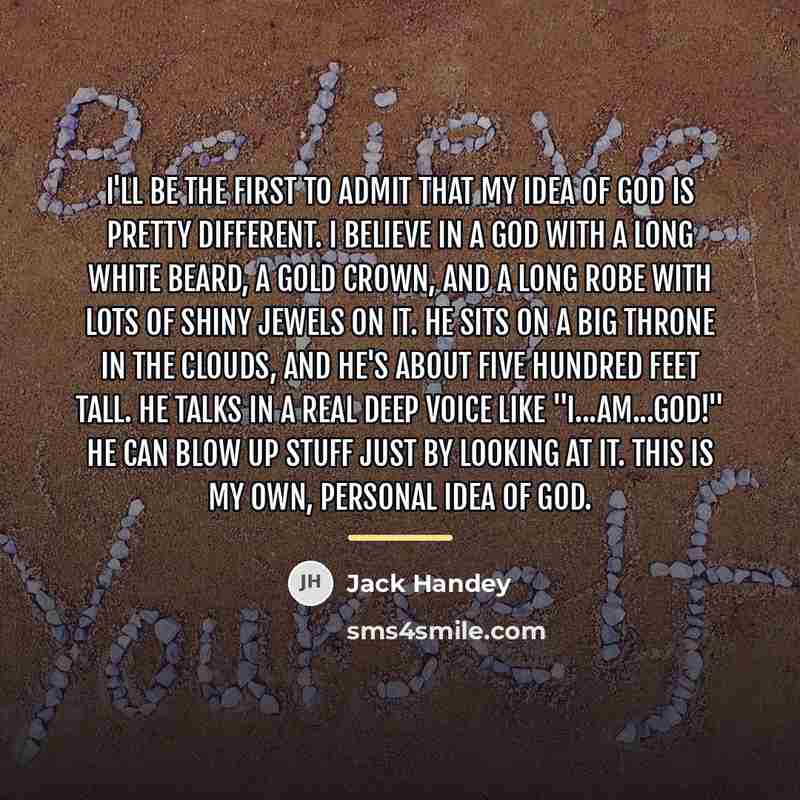 “I'll be the first to admit that my idea of…” quote by Jack Handey