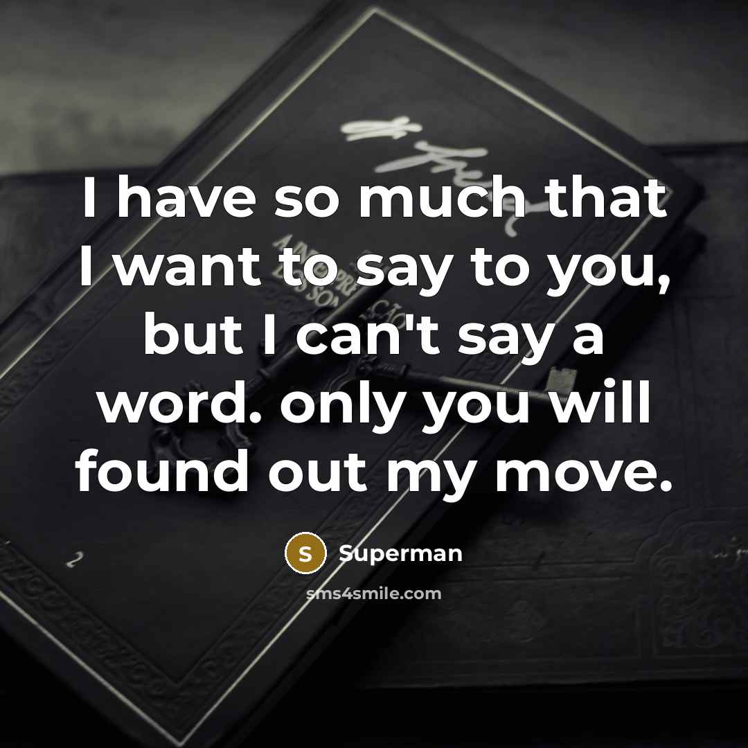 “I have so much that I want to say to…” quote by Superman
