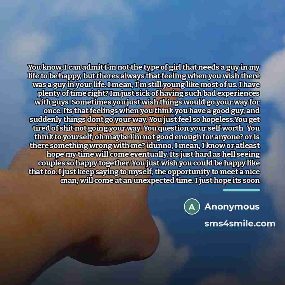 “You know, I can admit I'm not the type of…” quote by Anonymous