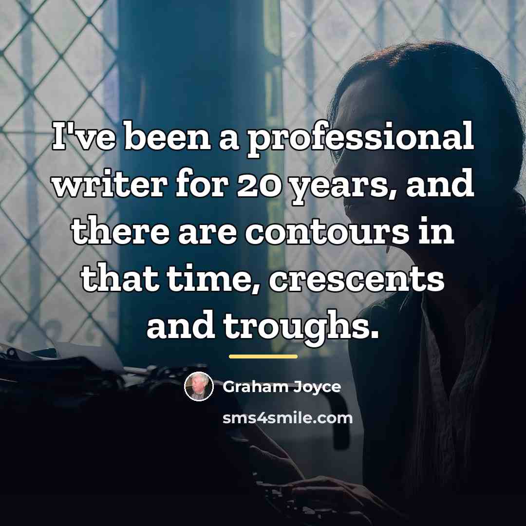 “I've been a professional writer for 20 years, and there…” quote by Graham Joyce