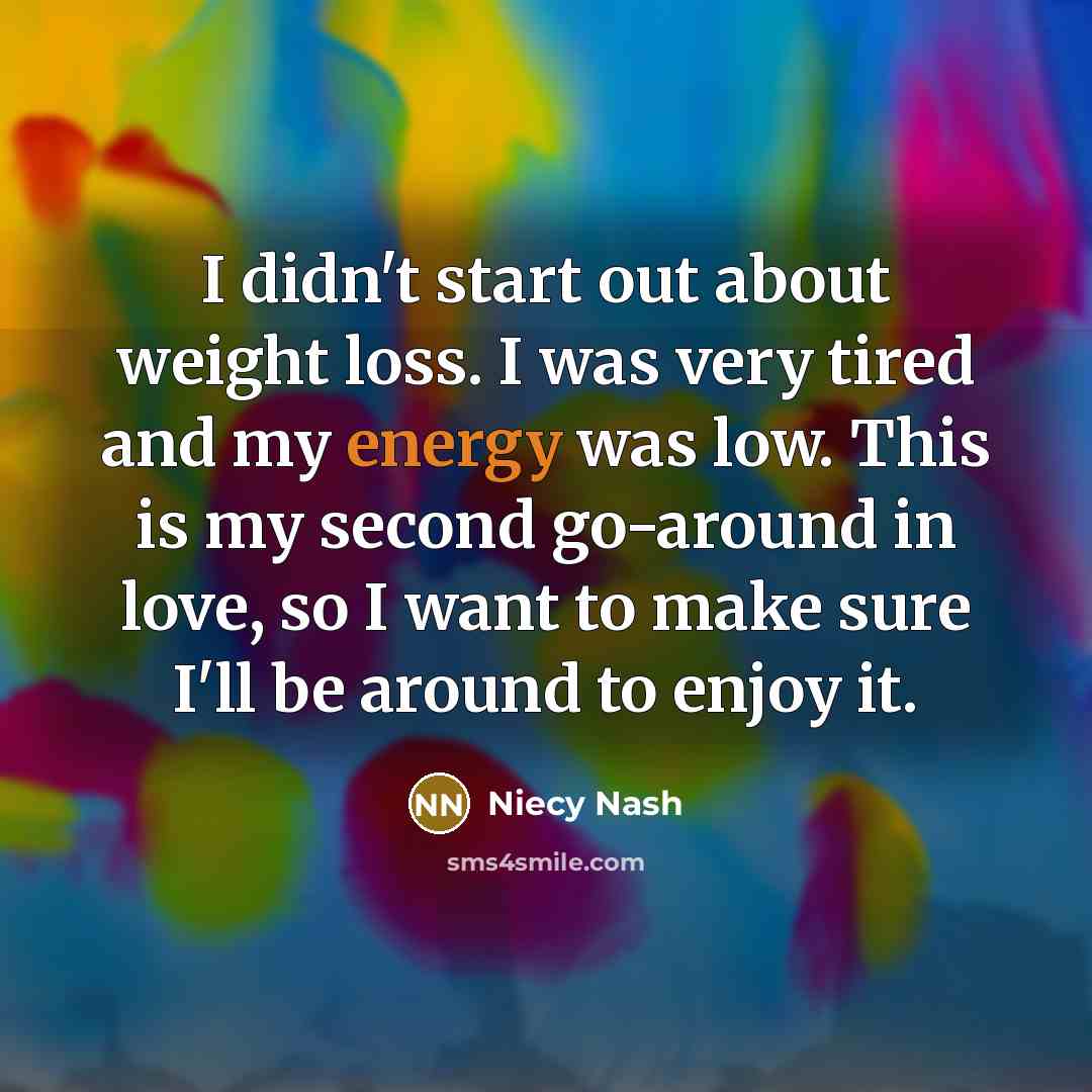 “I didn't start out about weight loss. I was very…” quote by Niecy Nash