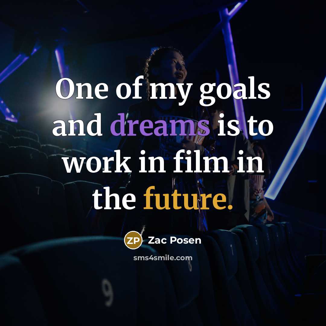 “One of my goals and dreams is to work in…” quote by Zac Posen
