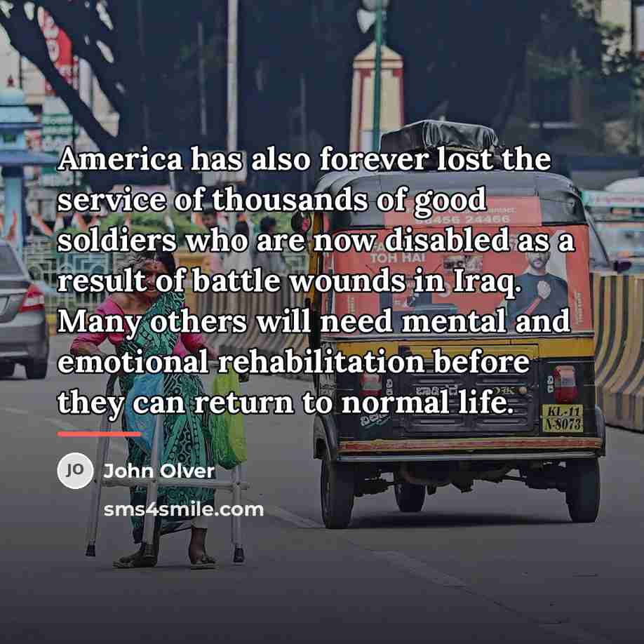 “America has also forever lost the service of thousands of…” quote by John Olver