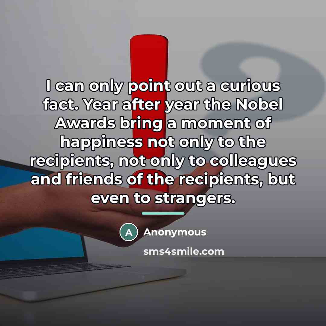 “I can only point out a curious fact. Year after…” quote by Anonymous