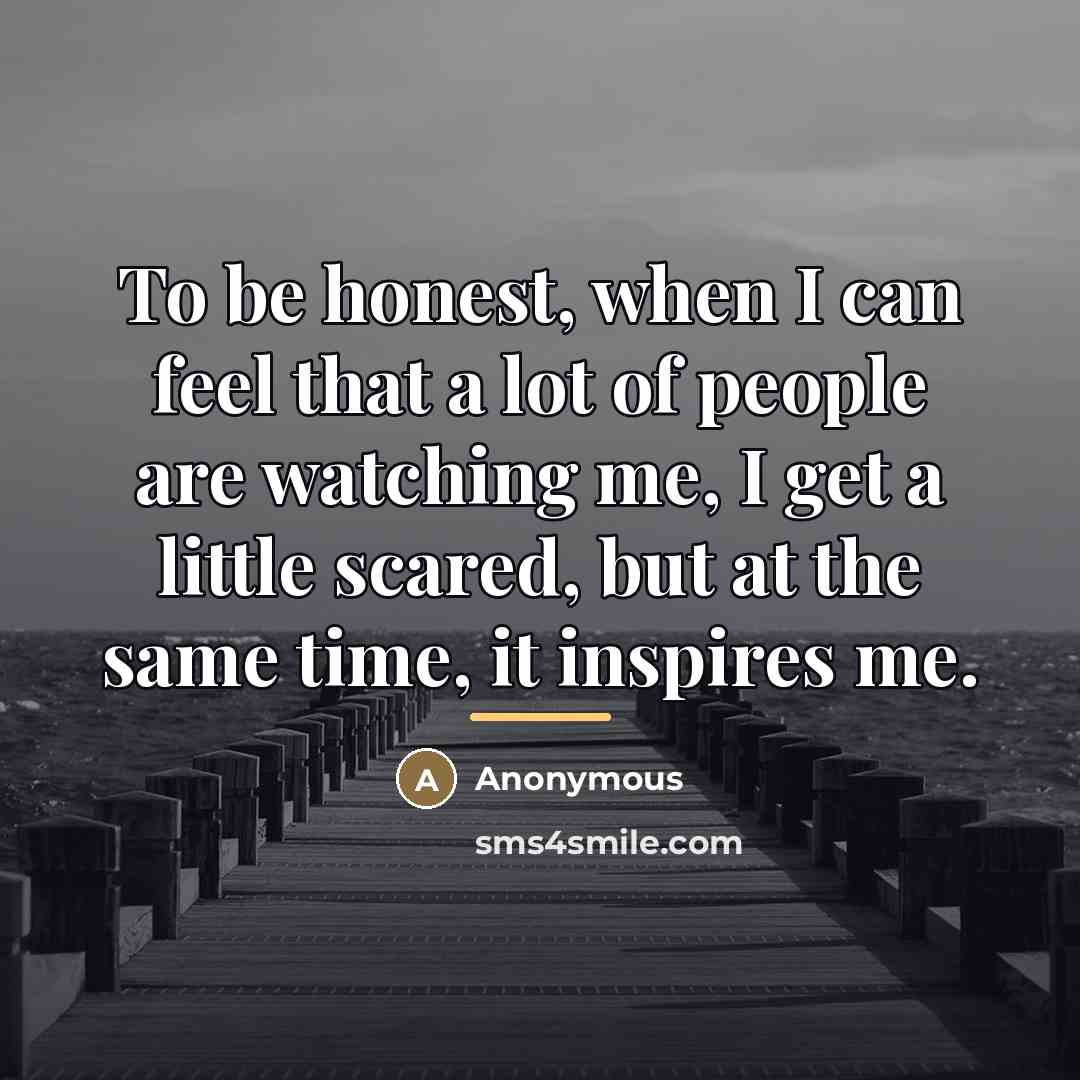 “To be honest, when I can feel that a lot…” quote by Lee Ji Eun
