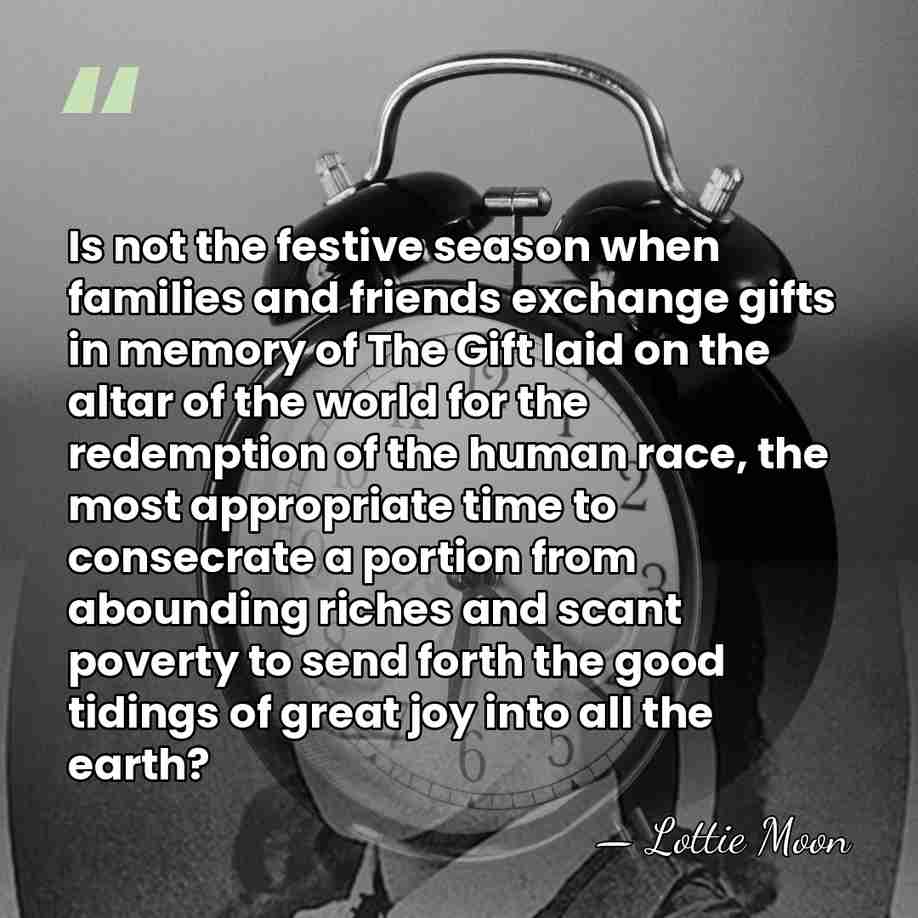 Is not the festive season when families and friends exchange gifts in&hellip; - Lottie Moon
