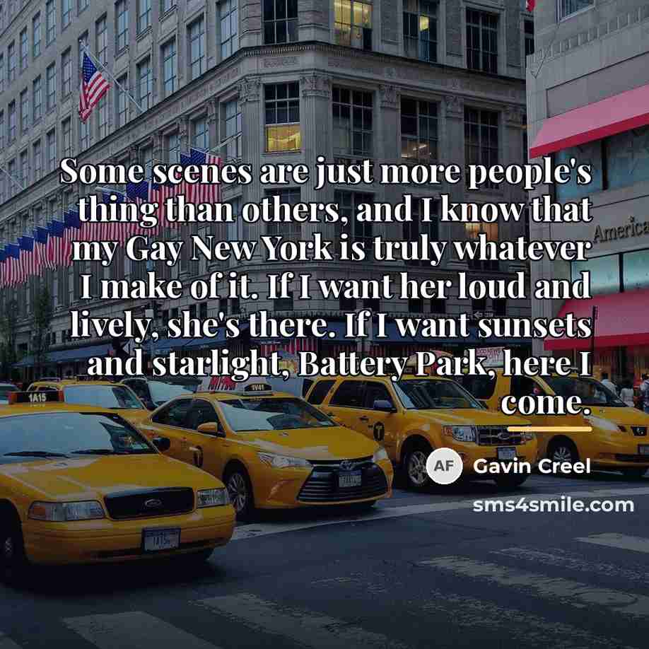 “Some scenes are just more people's thing than others, and…” quote by Gavin Creel
