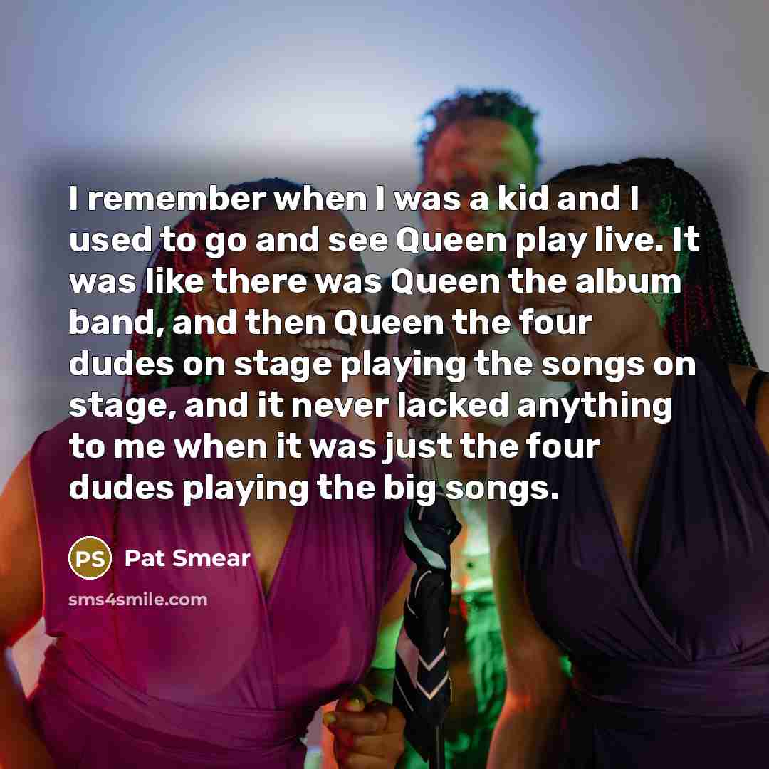 “I remember when I was a kid and I used…” quote by Pat Smear