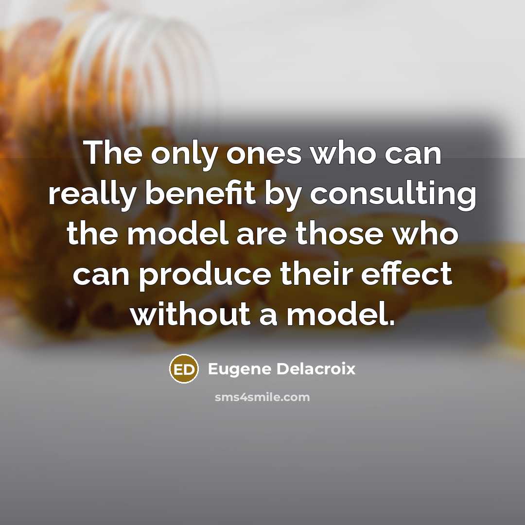 “The only ones who can really benefit by consulting the…” quote by Eugene Delacroix
