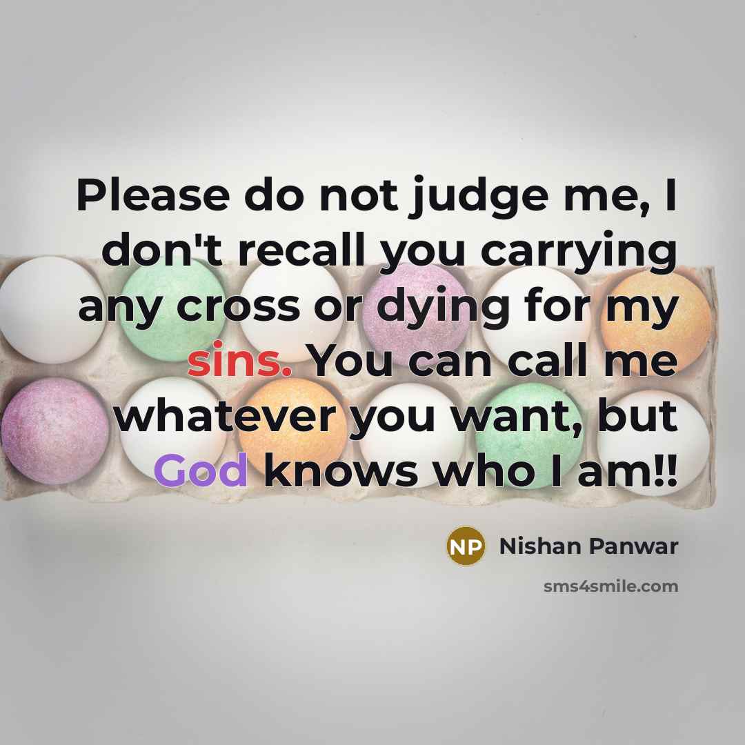 “Please do not judge me, I don't recall you carrying…” quote by Nishan Panwar