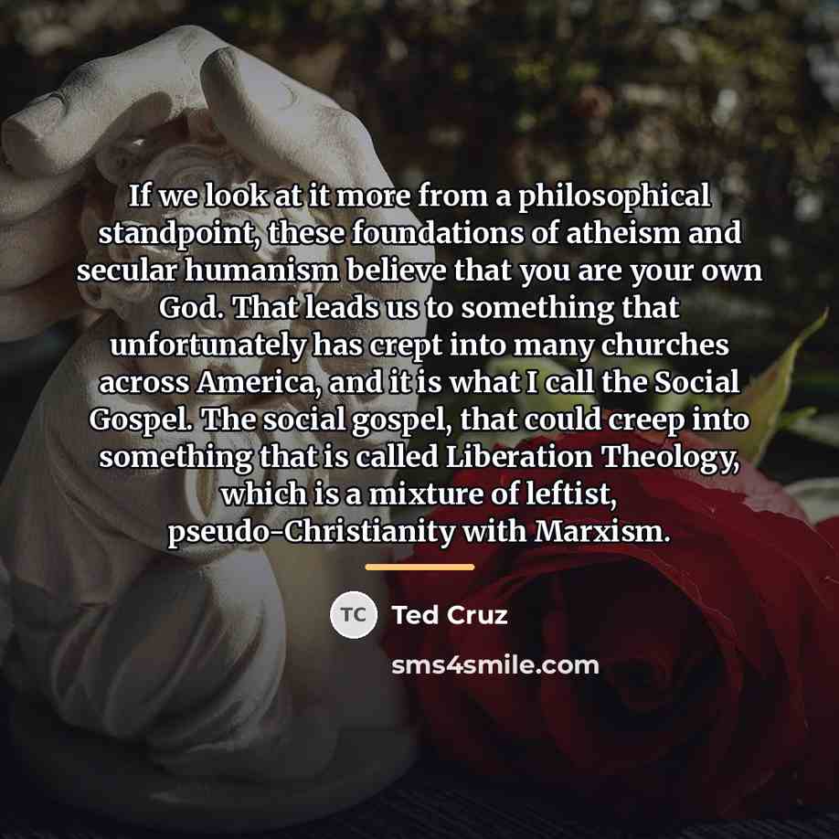 “If we look at it more from a philosophical standpoint,…” quote by Ted Cruz