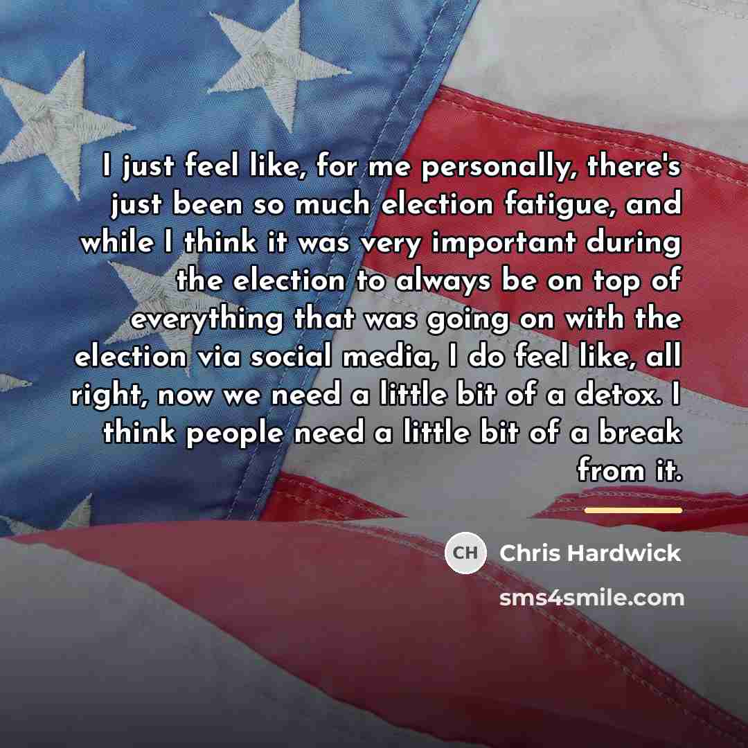 “I just feel like, for me personally, there's just been…” quote by Chris Hardwick
