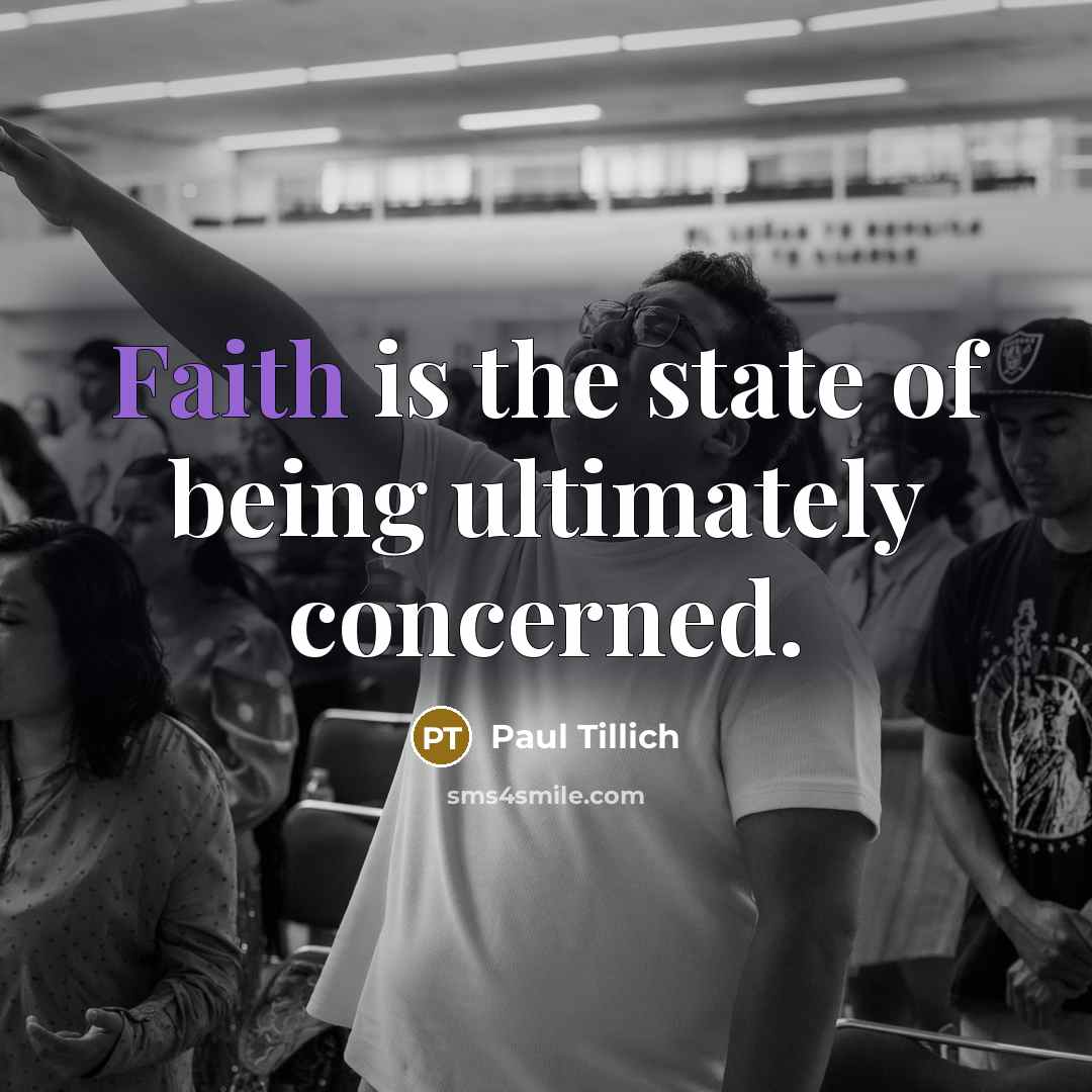 “Faith is the state of being ultimately concerned.…” quote by Paul Tillich