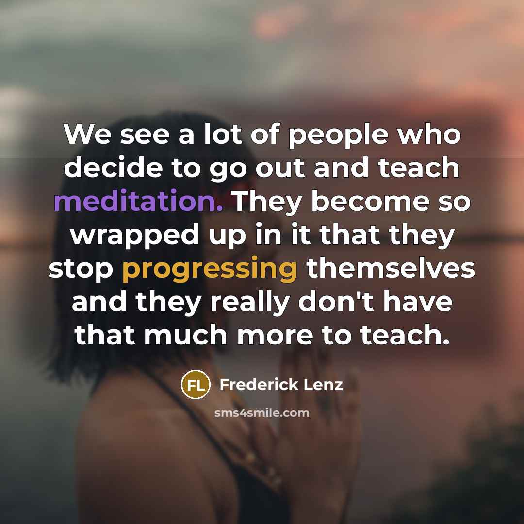 “We see a lot of people who decide to go…” quote by Frederick Lenz
