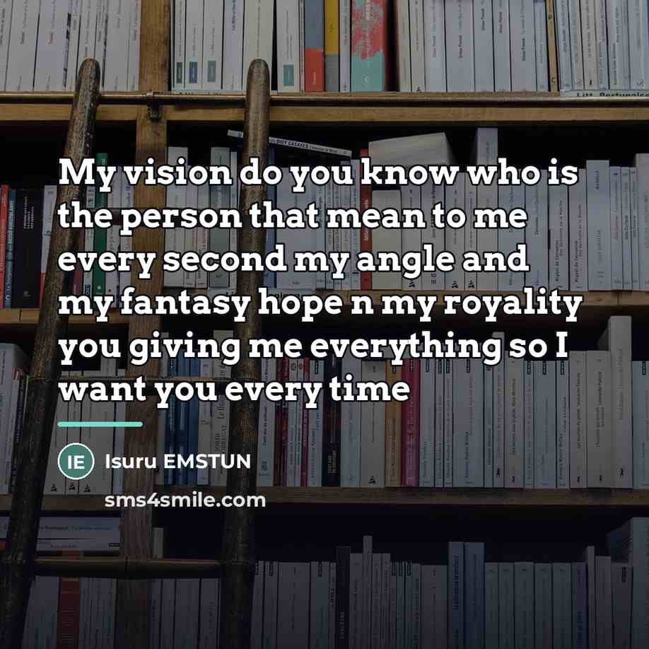“My vision do you know who is the person that…” quote by Isuru EMSTUN