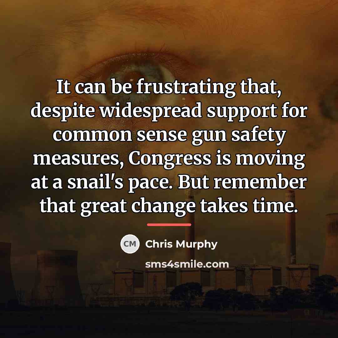 “It can be frustrating that, despite widespread support for common…” quote by Chris Murphy
